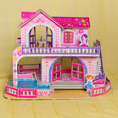 3D Puzzle DIY House Building Kit for Kids
