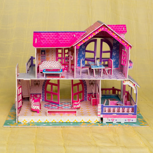 3D Puzzle DIY House Building Kit for Kids
