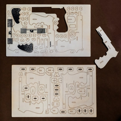 Woodcraft Kit – 3D DIY Wooden Puzzle Model