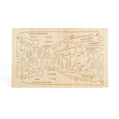 Woodcraft Kit – 3D DIY Wooden Puzzle Model