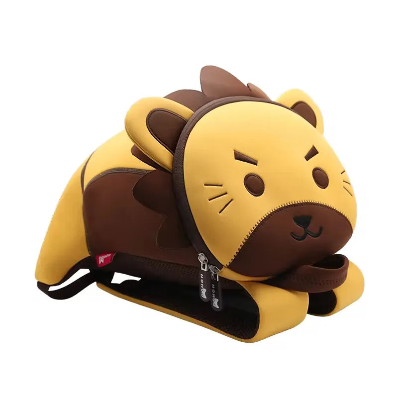 Lion Mane Premium Shoulder Bag with bright yellow lion face design
