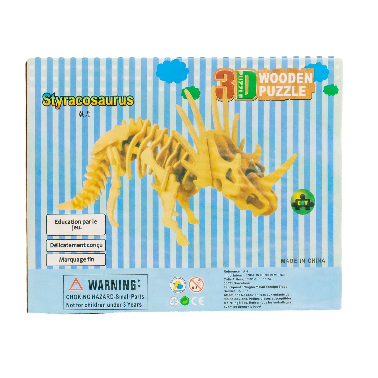 DinoCraft 3D Wooden Puzzle