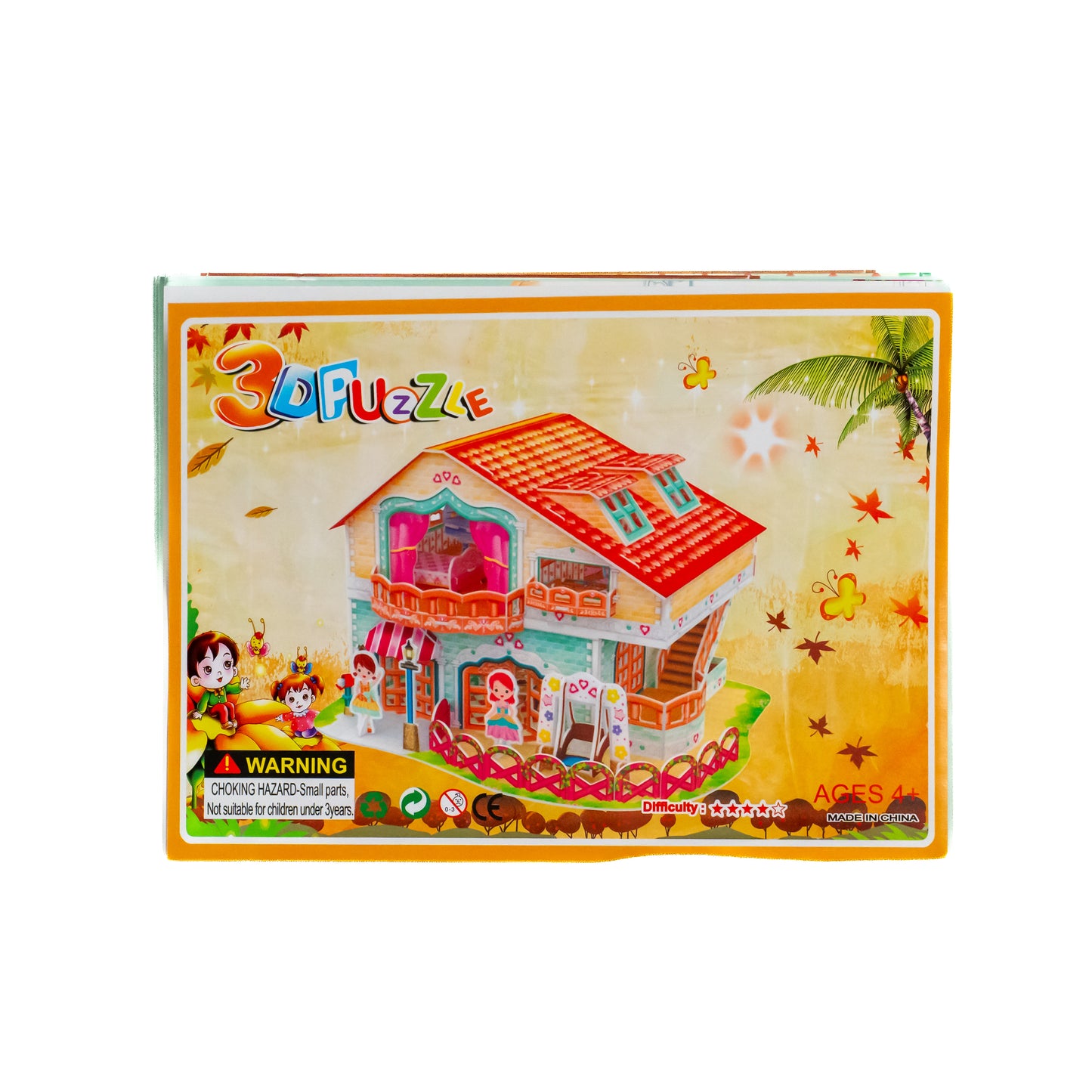 3D Puzzle DIY House Building Kit for Kids