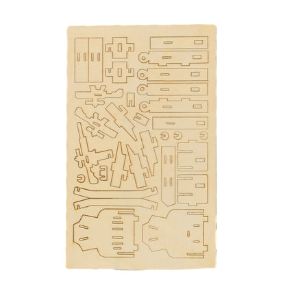 Woodcraft Construction Kit – 3D Wooden Puzzle
