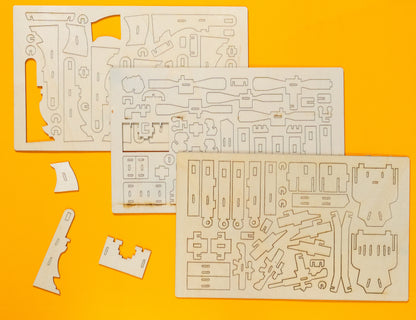 Woodcraft Construction Kit – 3D Wooden Puzzle