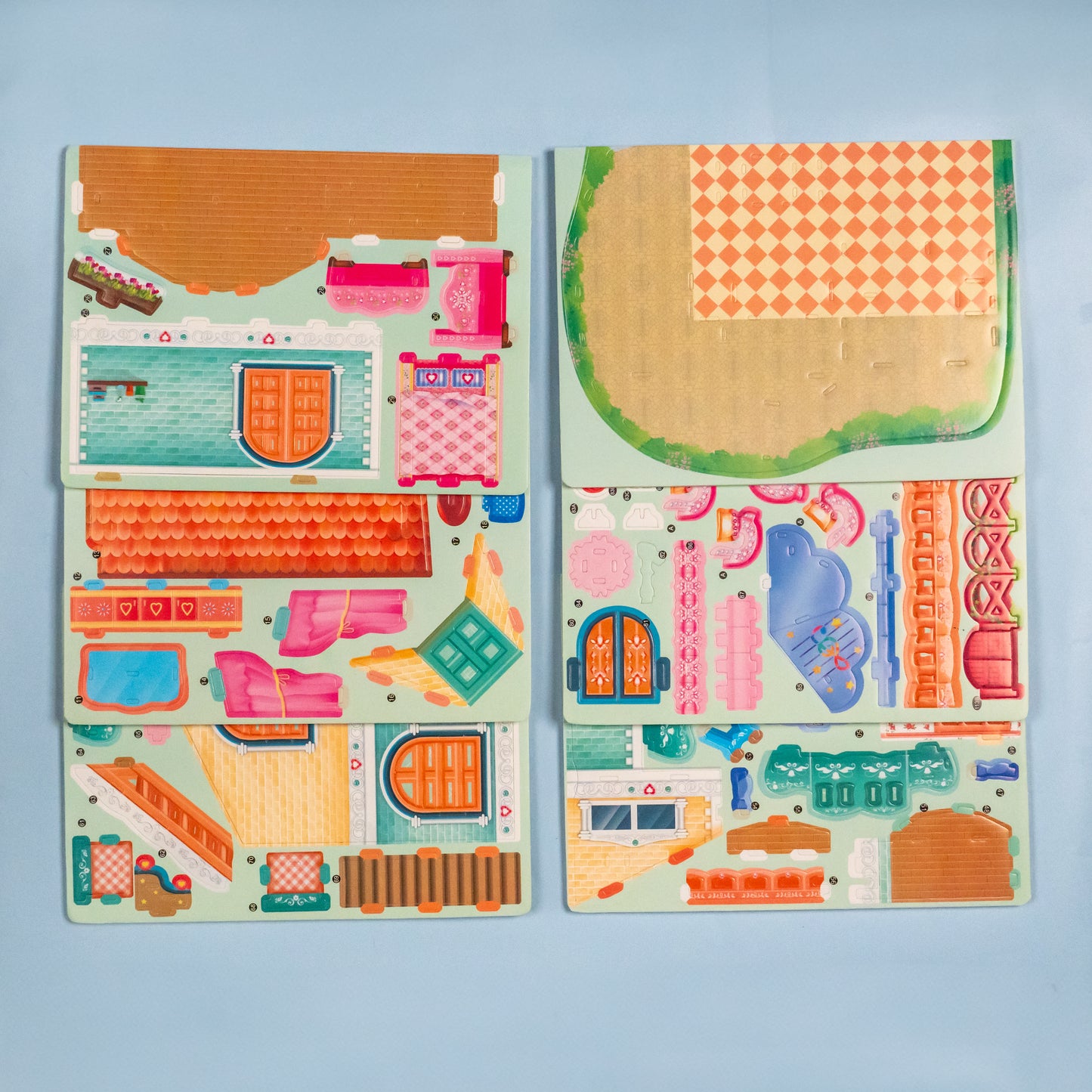 3D Puzzle DIY House Building Kit for Kids
