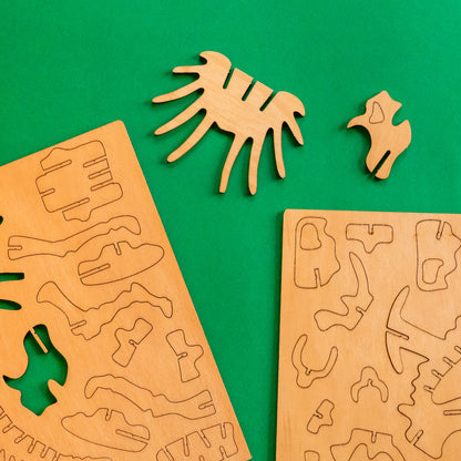 DinoCraft 3D Wooden Puzzle