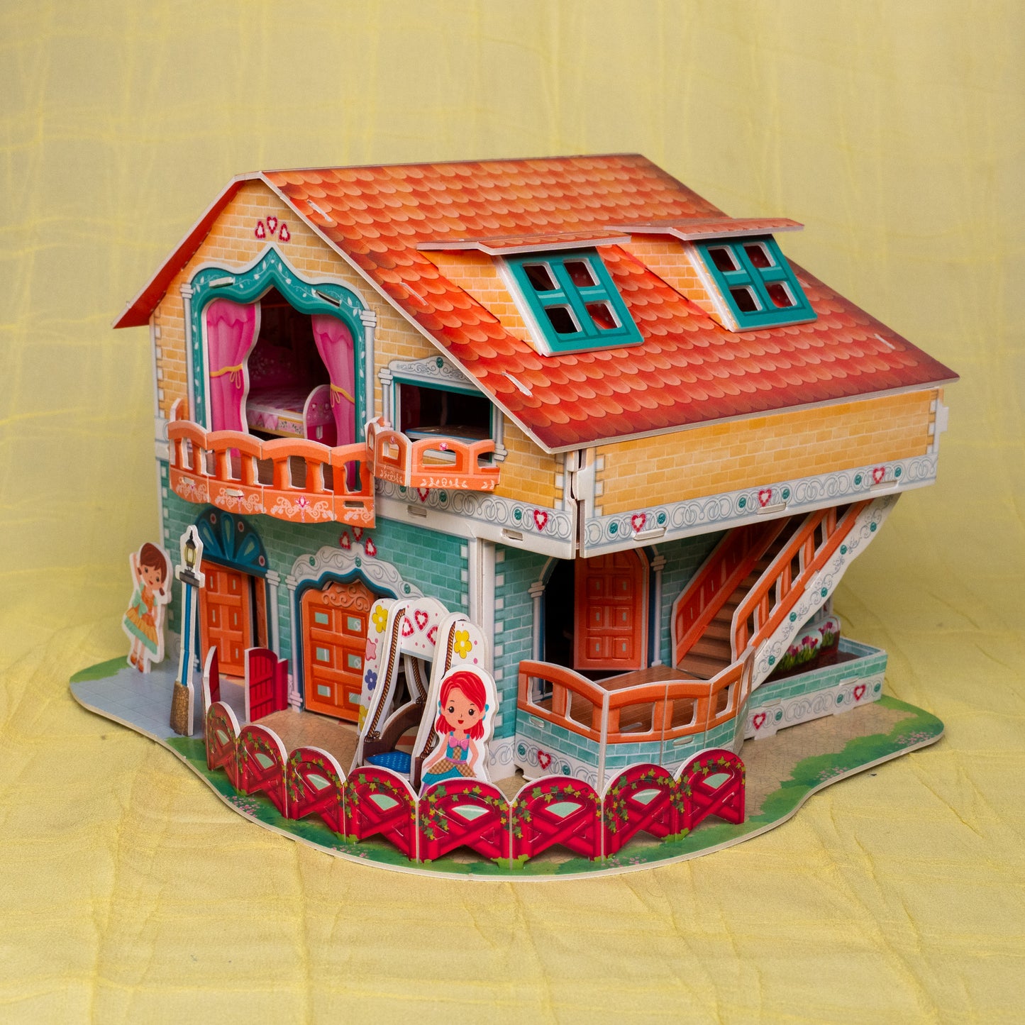 3D Puzzle DIY House Building Kit for Kids