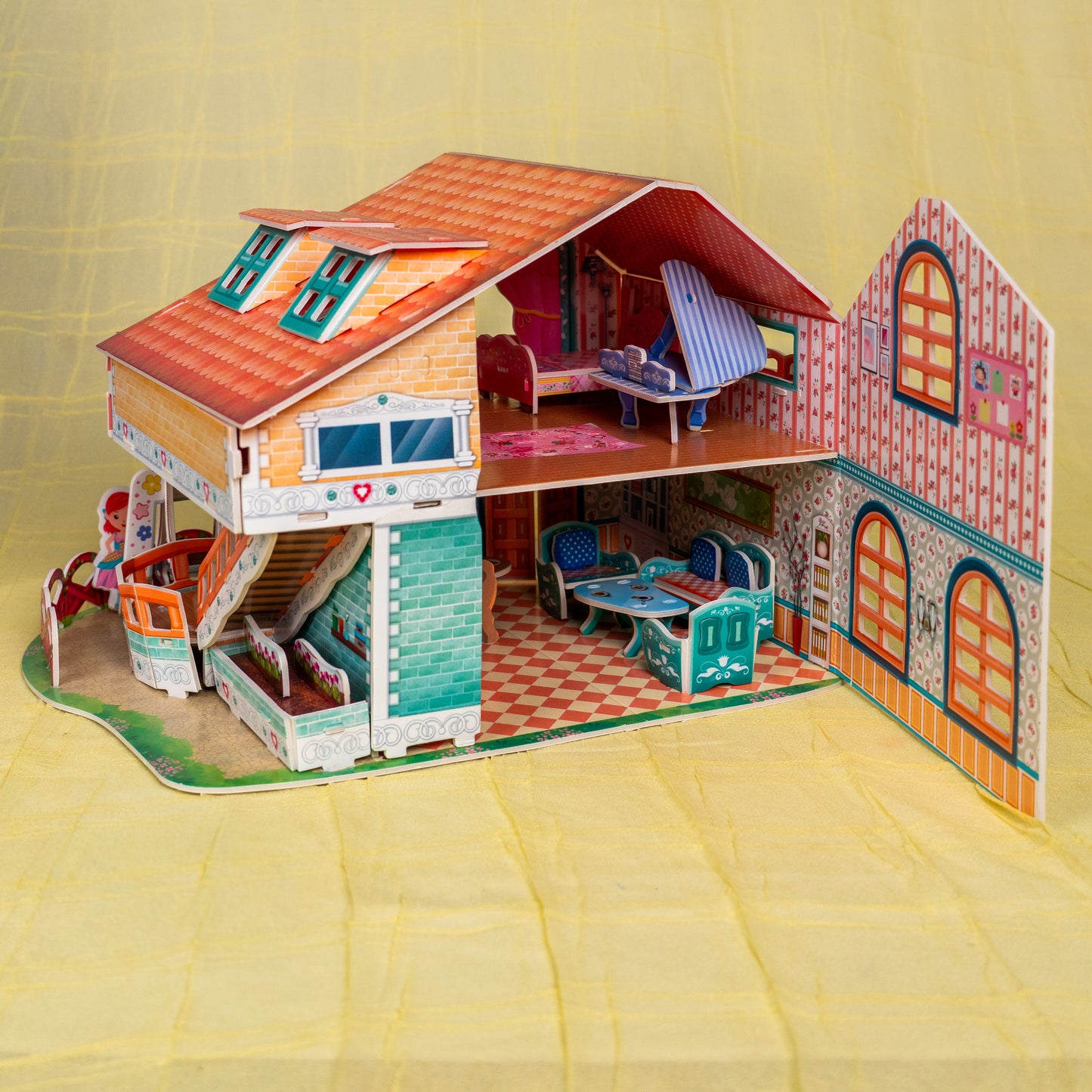 3D Puzzle DIY House Building Kit for Kids