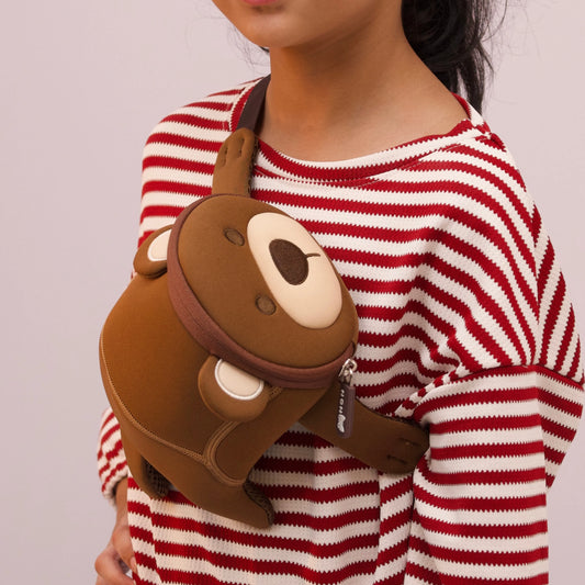 Colorful kids bag with cartoon design for school use
