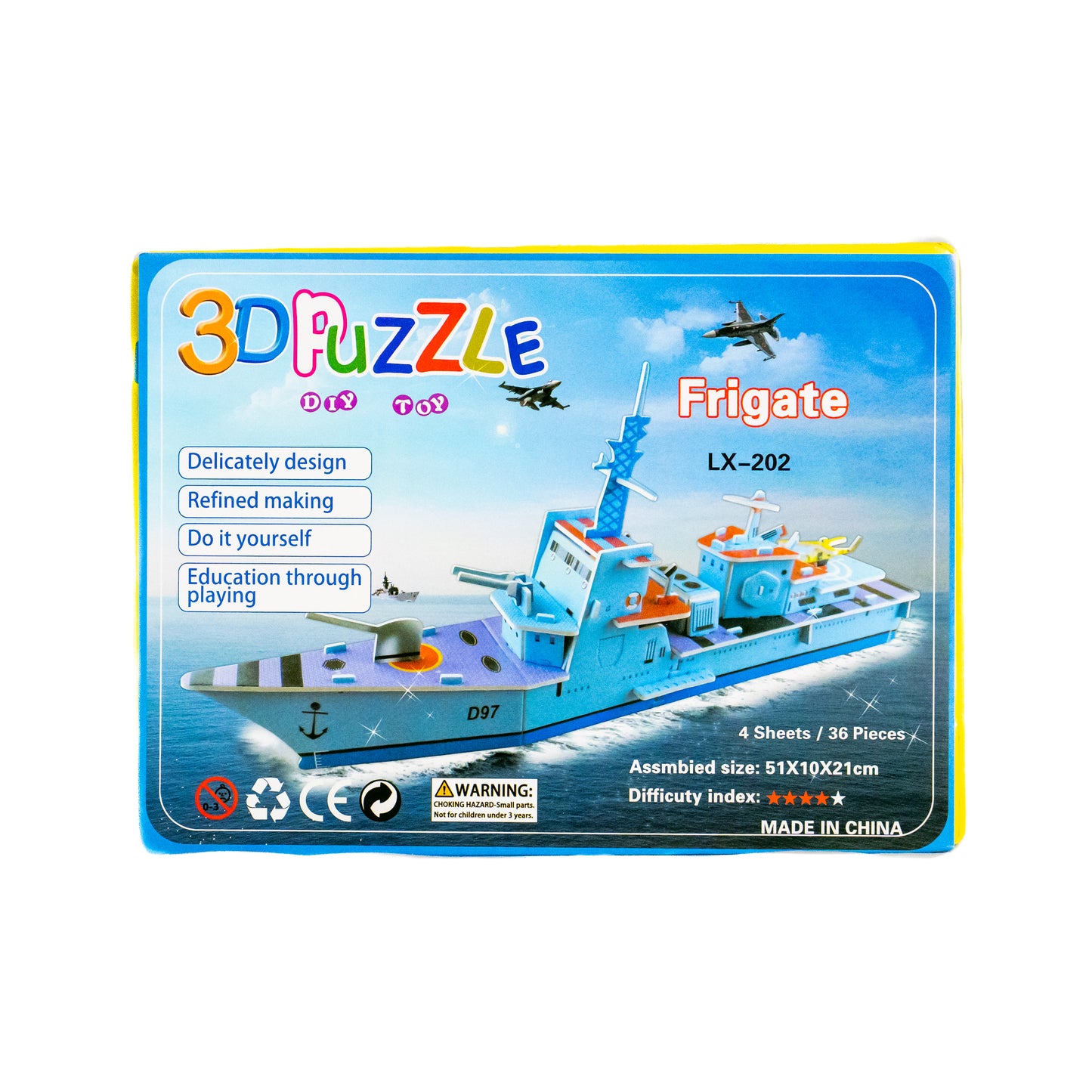 3D Wooden Puzzle – Build-Your-Own