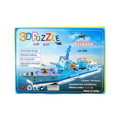 3D Wooden Puzzle – Build-Your-Own
