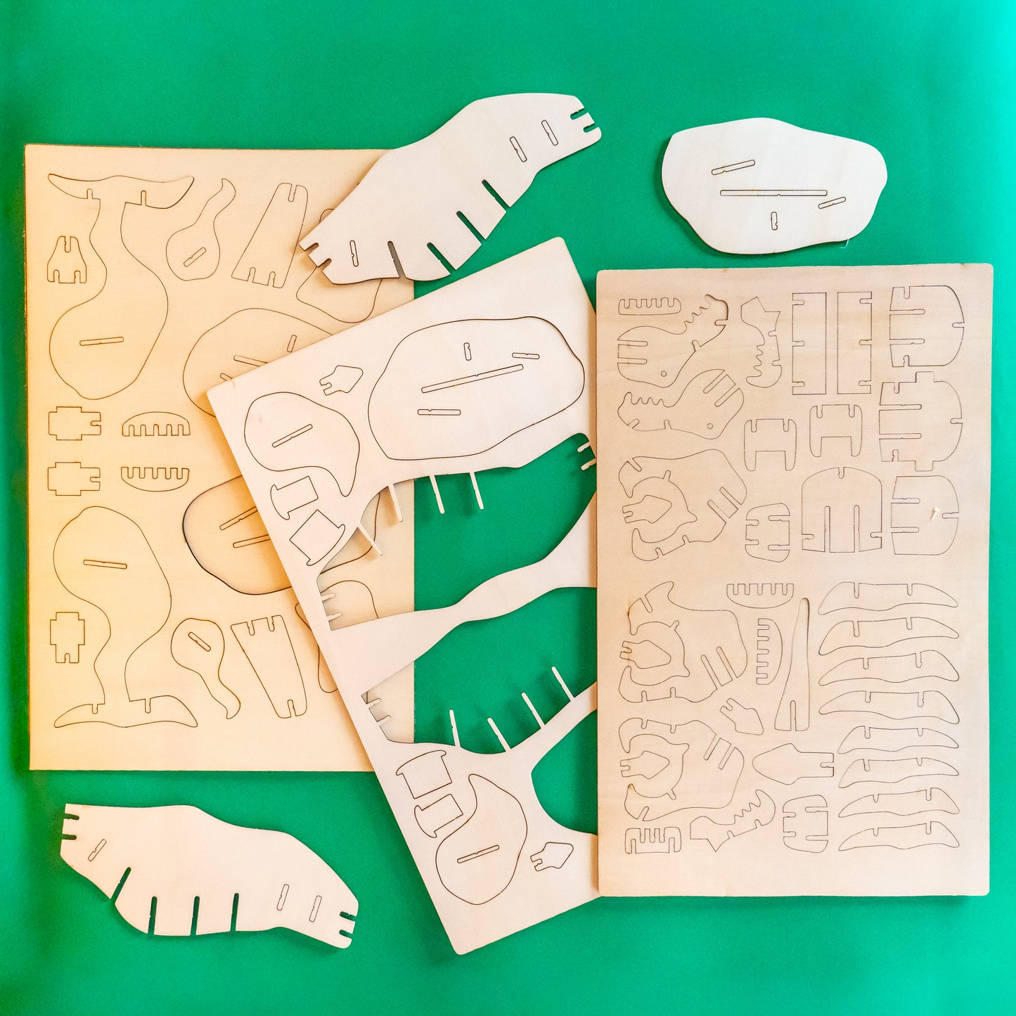3D Wooden Puzzle Kit – Creative Construction Set for All Ages