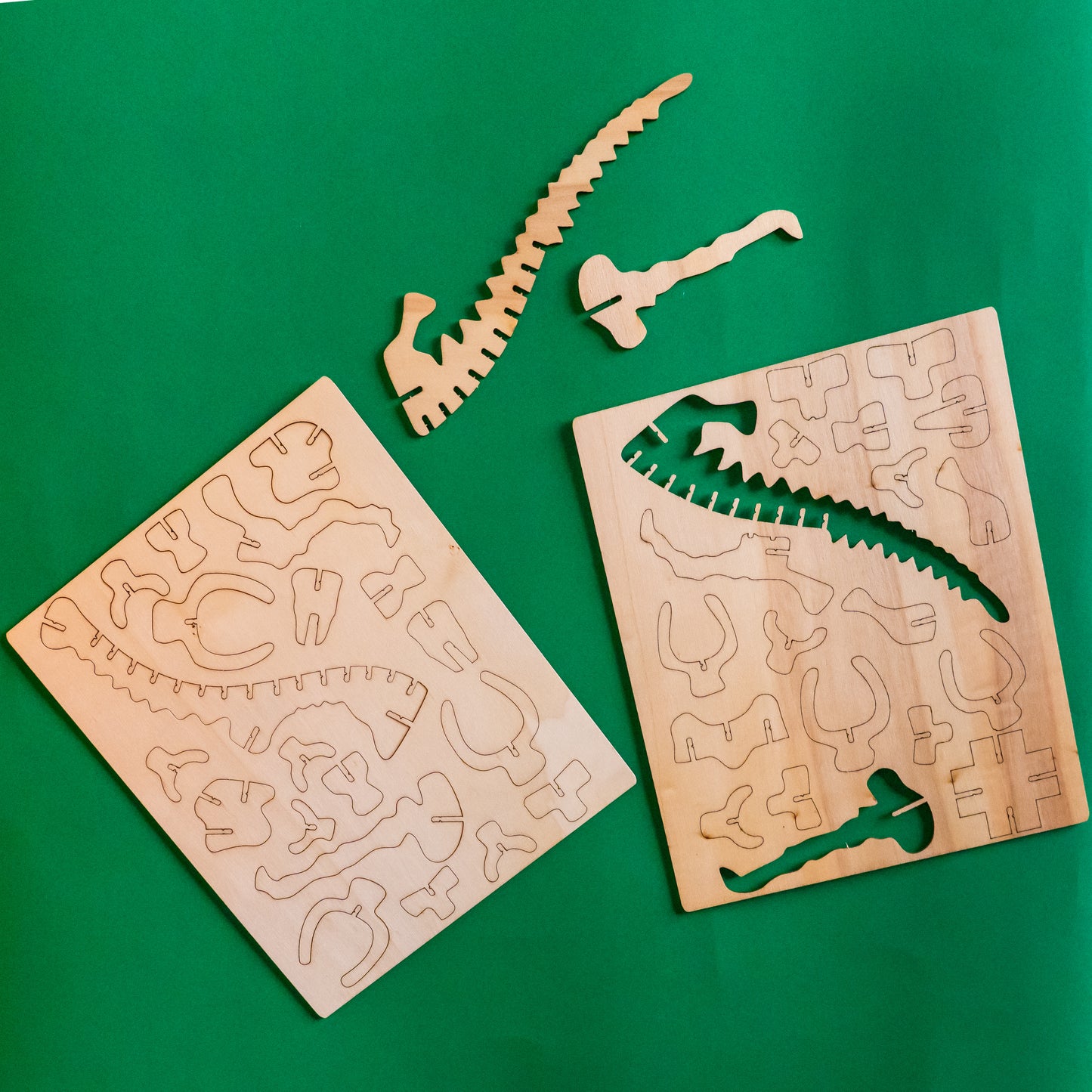 DinoCraft 3D Wooden Puzzle