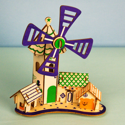 Woodcraft Kit – 3D DIY Wooden Puzzle Model