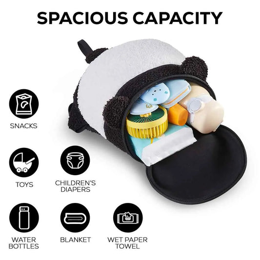 Panda mini shoulder bag for kids – cute and compact with plush design
