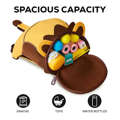 Lightweight and durable lion bag with storage capacity
