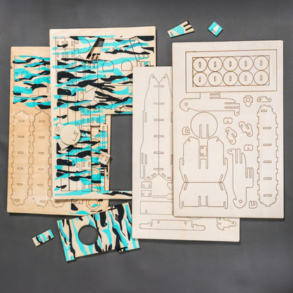 Creative Woodcraft Construction Kit – Build & Play Wooden Models