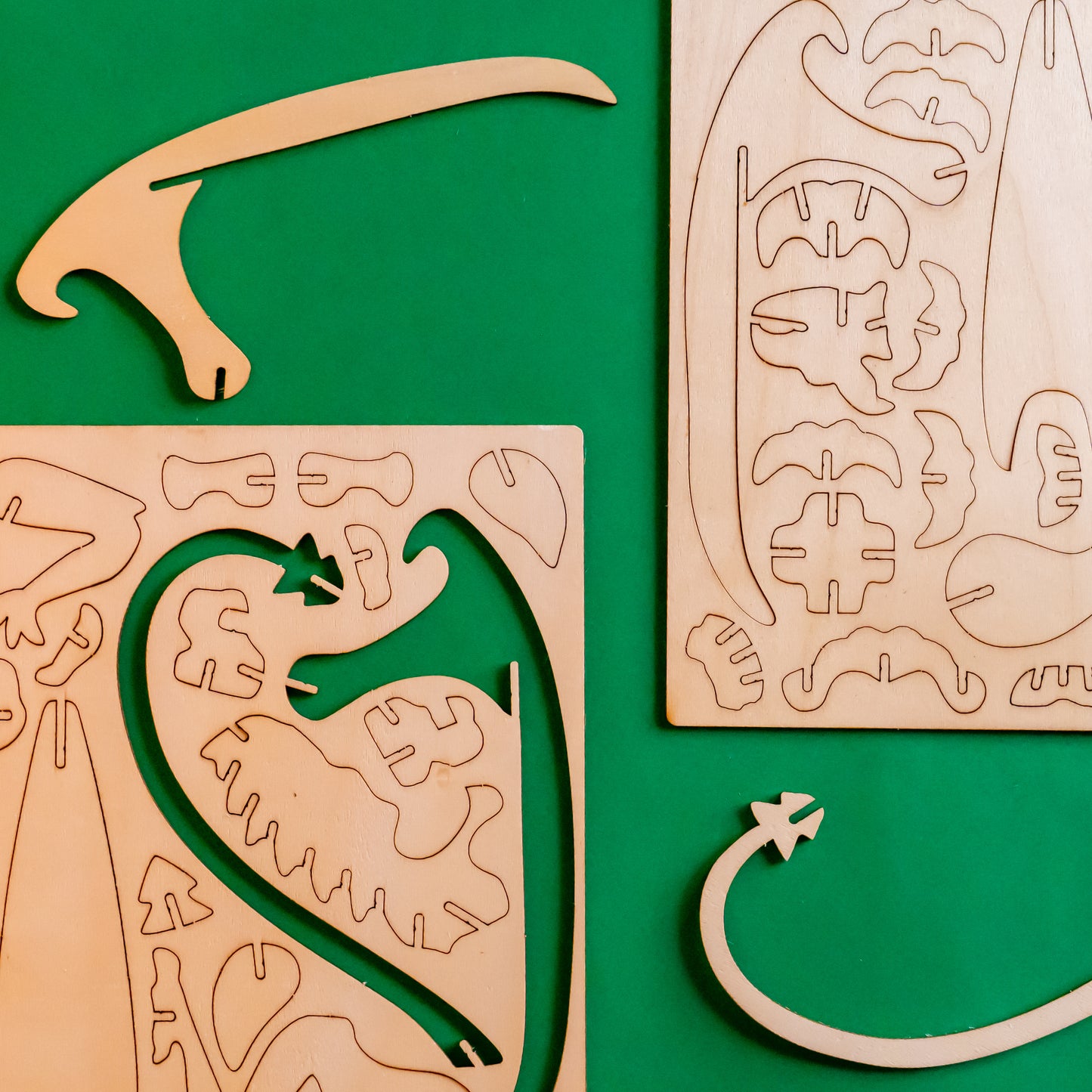 DinoCraft 3D Wooden Puzzle