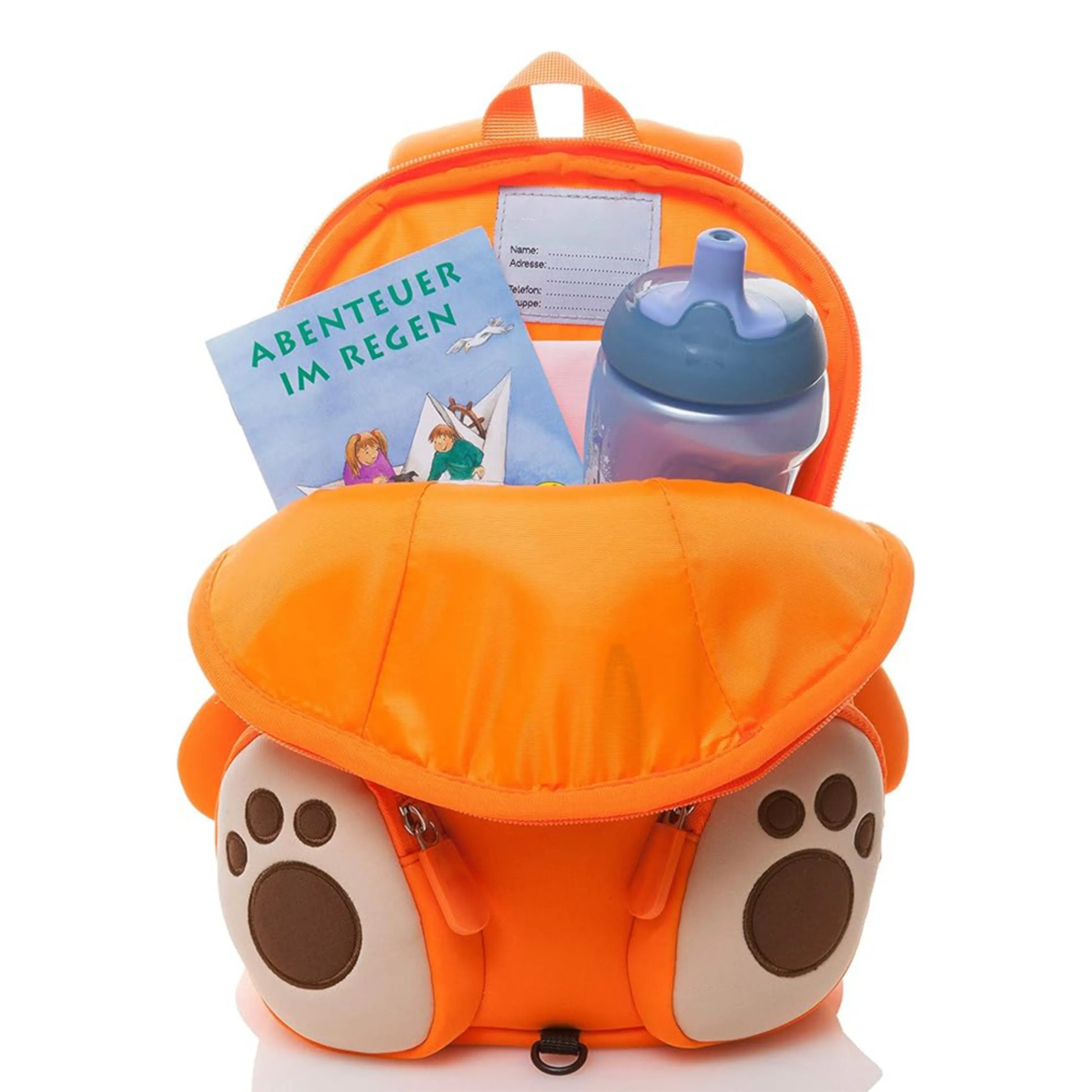Tiger Cub Kids Backpack with 3D tiger design