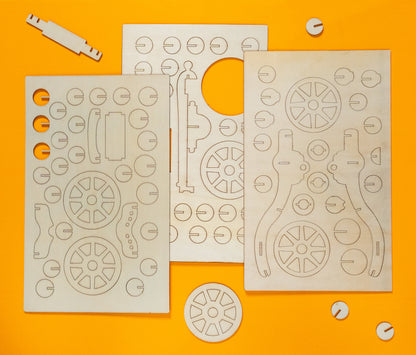 Woodcraft Construction Kit – 3D Wooden Puzzle