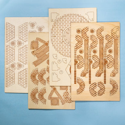 Creative Woodcraft Construction Kit – Build & Play Wooden Models