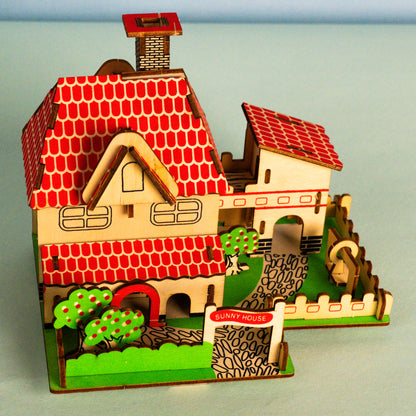 Woodcraft Kit – 3D DIY Wooden Puzzle Model