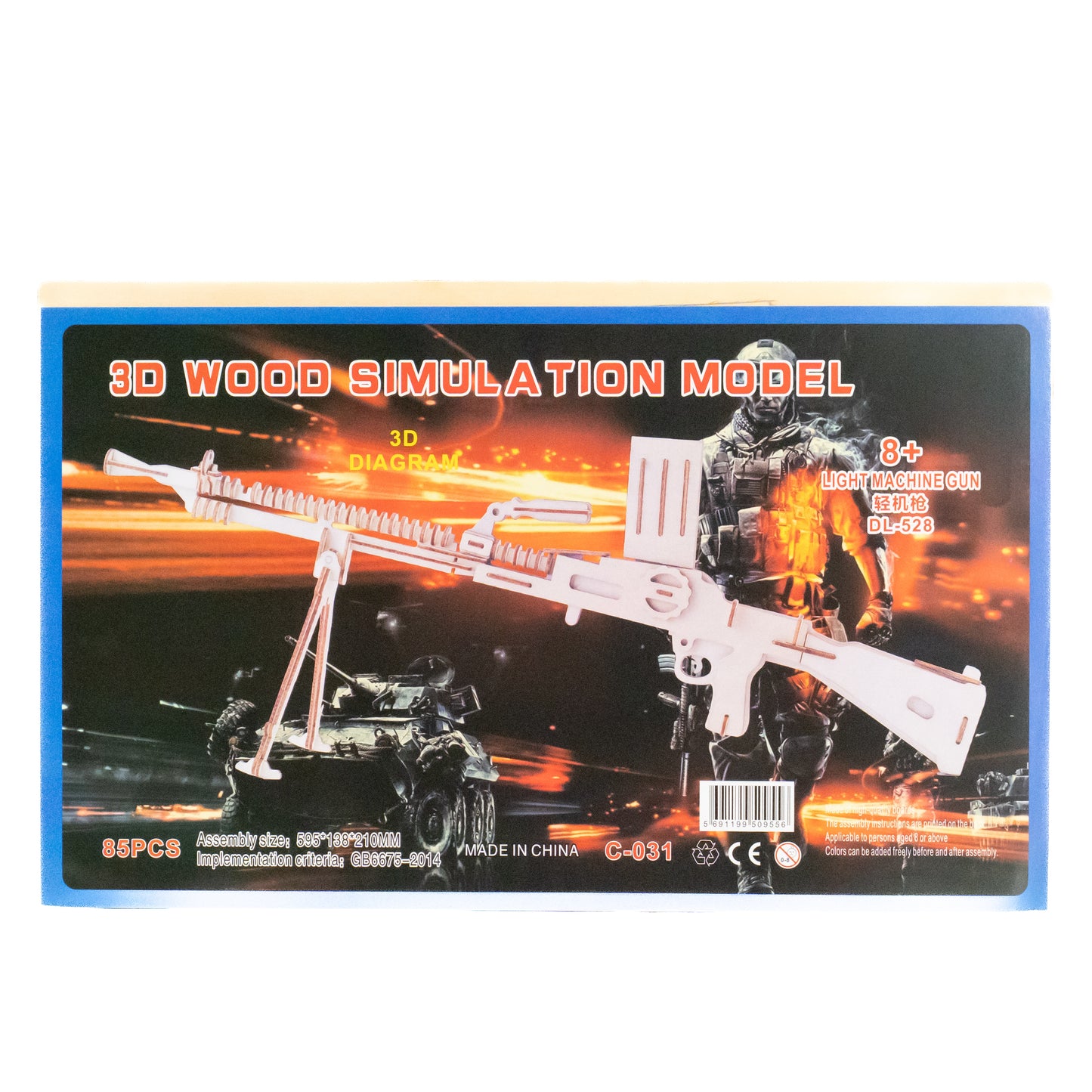 Woodcraft Construction Kit – 3D Wooden Puzzle