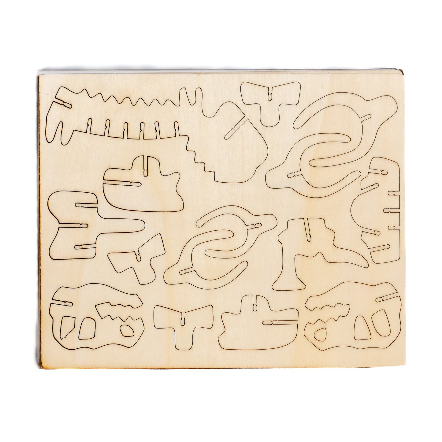 DinoCraft 3D Wooden Puzzle