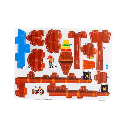 3D Wooden Puzzle – Build-Your-Own