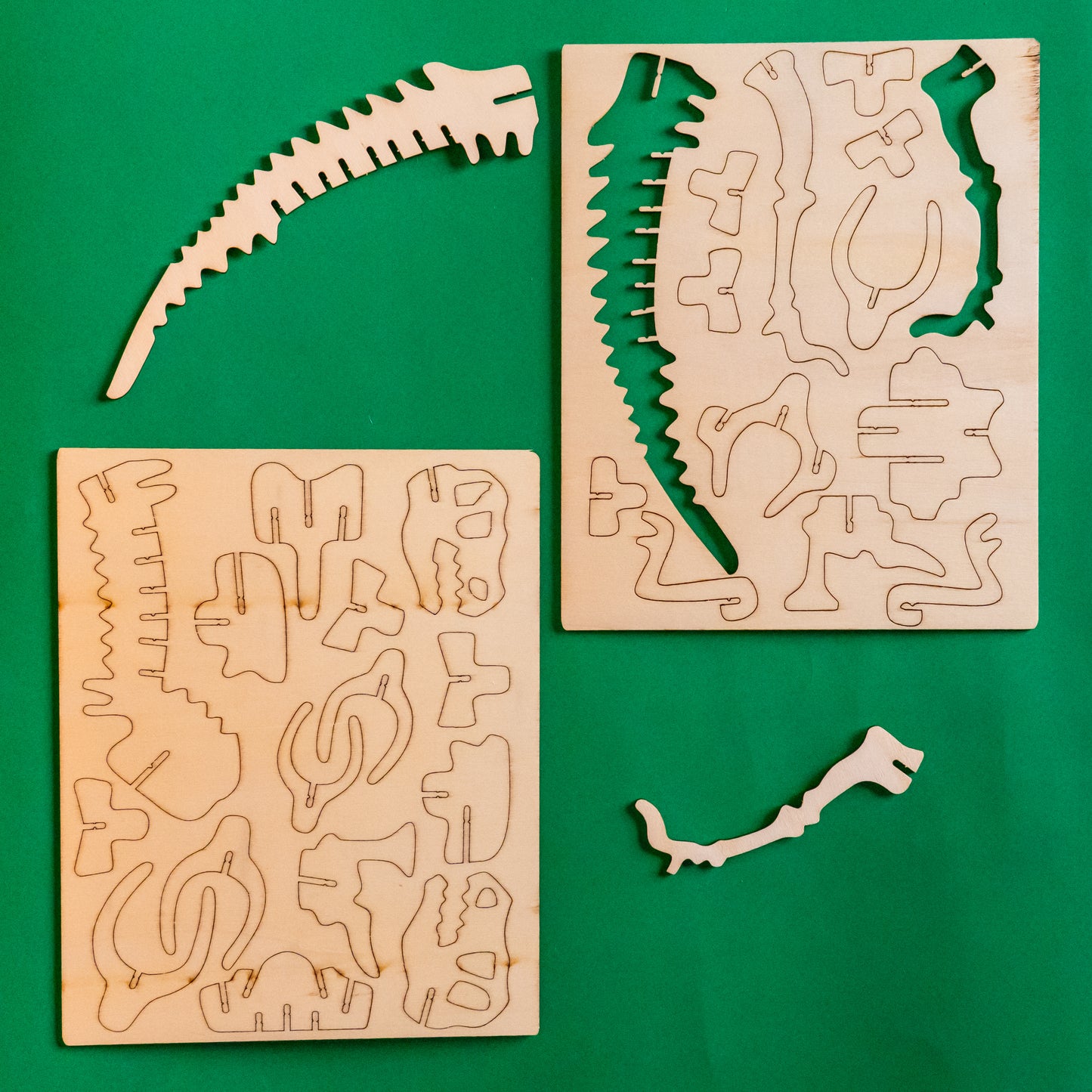 DinoCraft 3D Wooden Puzzle