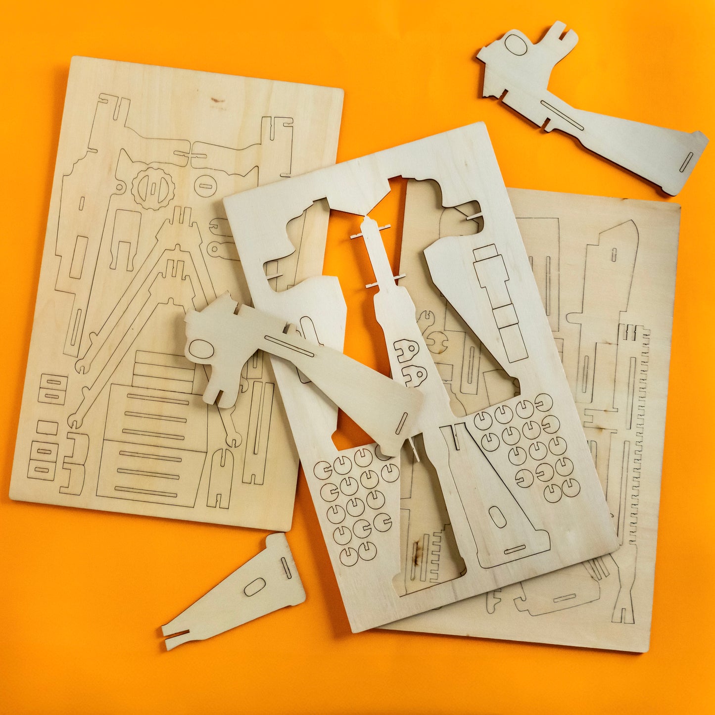 Woodcraft Construction Kit – 3D Wooden Puzzle