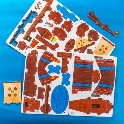 3D Wooden Puzzle – Build-Your-Own