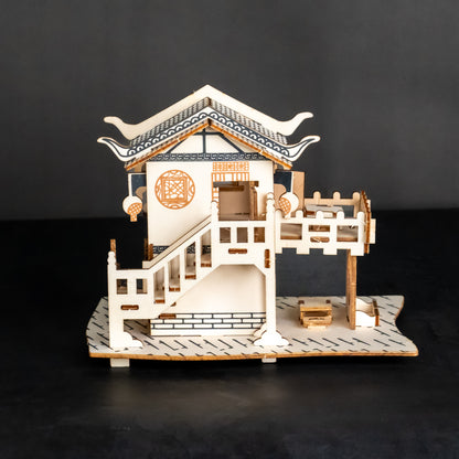 3D Wooden Puzzle Kit – Creative Construction Set for All Ages