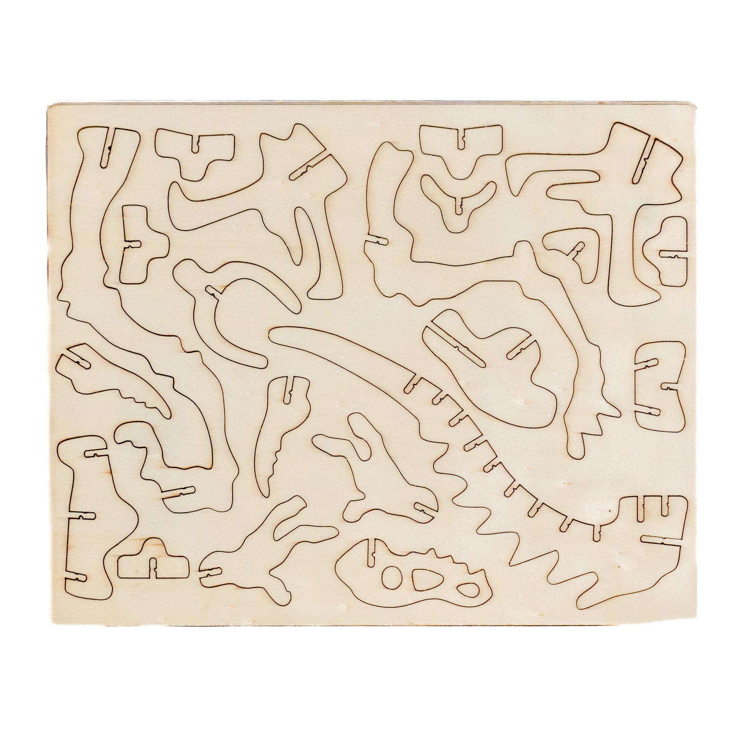 DinoCraft 3D Wooden Puzzle