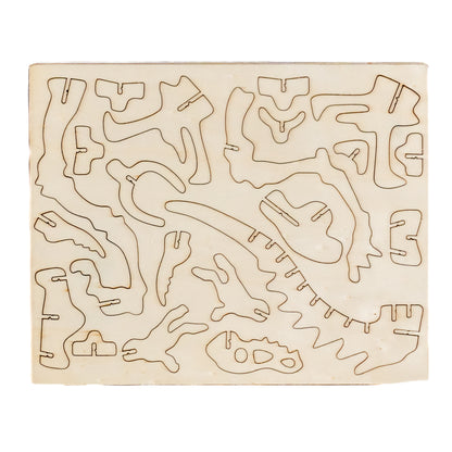 DinoCraft 3D Wooden Puzzle