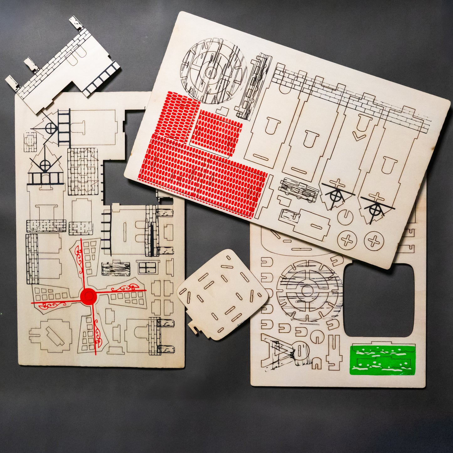 3D Wooden Puzzle Kit – Creative Construction Set for All Ages