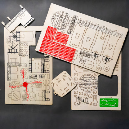 3D Wooden Puzzle Kit – Creative Construction Set for All Ages