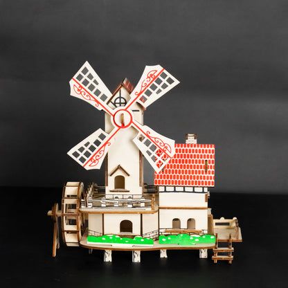 3D Wooden Puzzle Kit – Creative Construction Set for All Ages