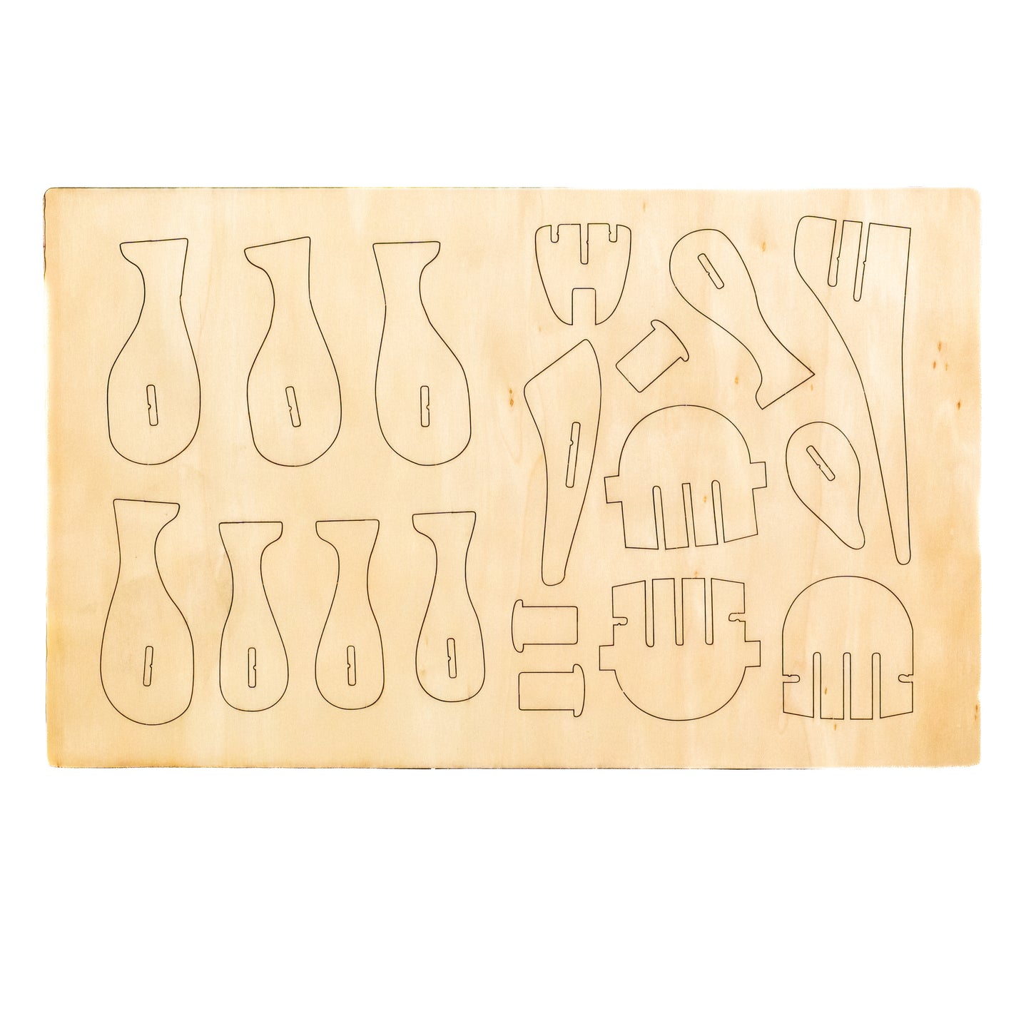 3D Wooden Puzzle Kit – Creative Construction Set for All Ages