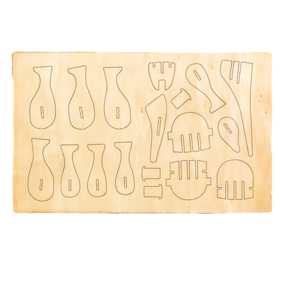 3D Wooden Puzzle Kit – Creative Construction Set for All Ages