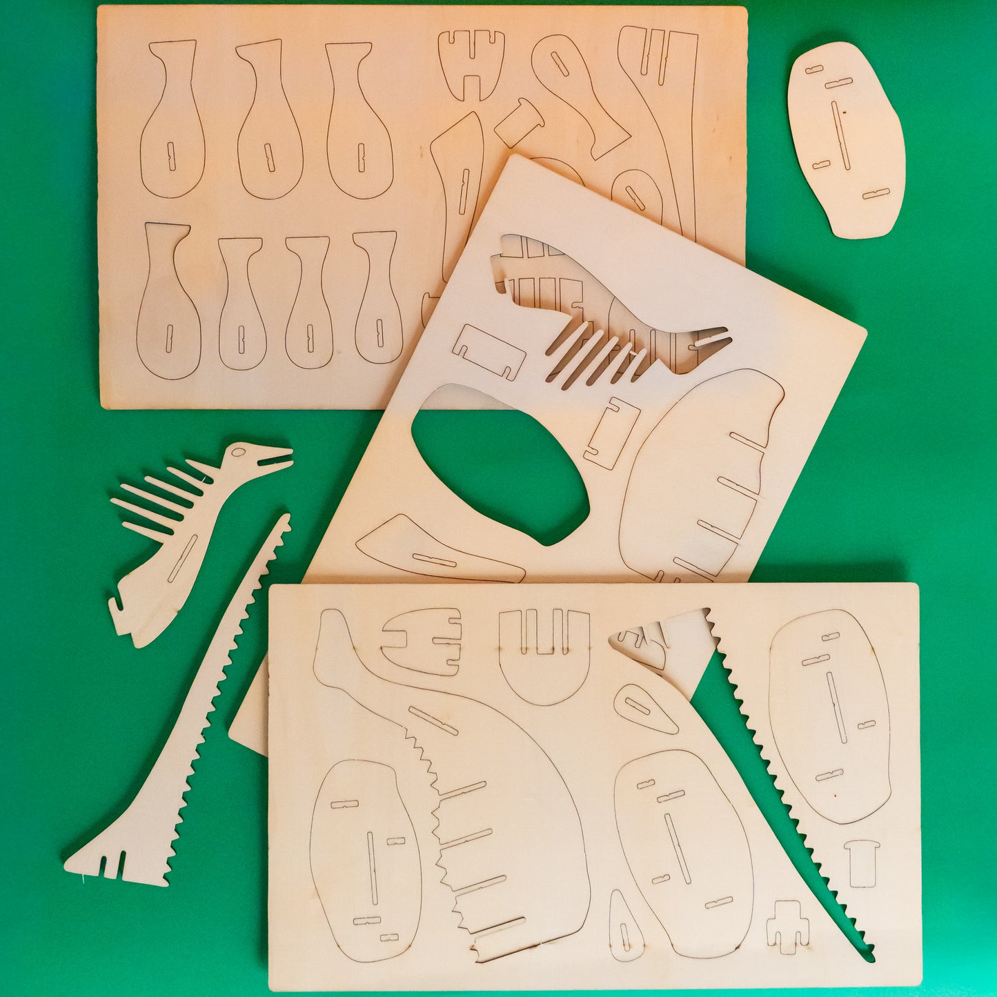 3D Wooden Puzzle Kit – Creative Construction Set for All Ages