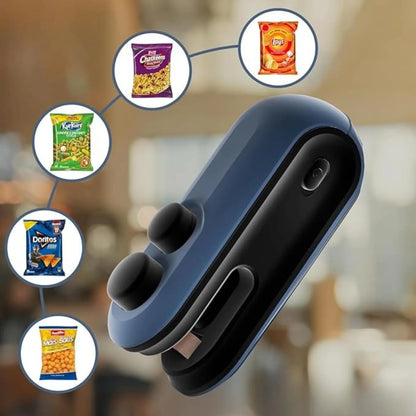 USB rechargeable 2-in-1 mini bag sealer and cutter 