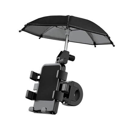 Universal Bike Phone Holder with Sunshade – 360° Mount