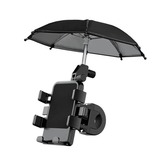Universal Bike Phone Holder with Sunshade – 360° Mount