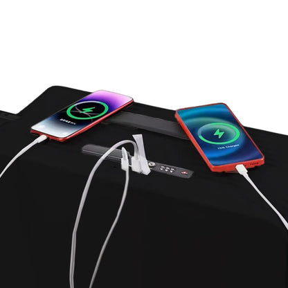 Lightweight cabin luggage trolley with USB