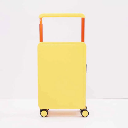 Ultra-lightweight cabin trolley in vibrant yellow