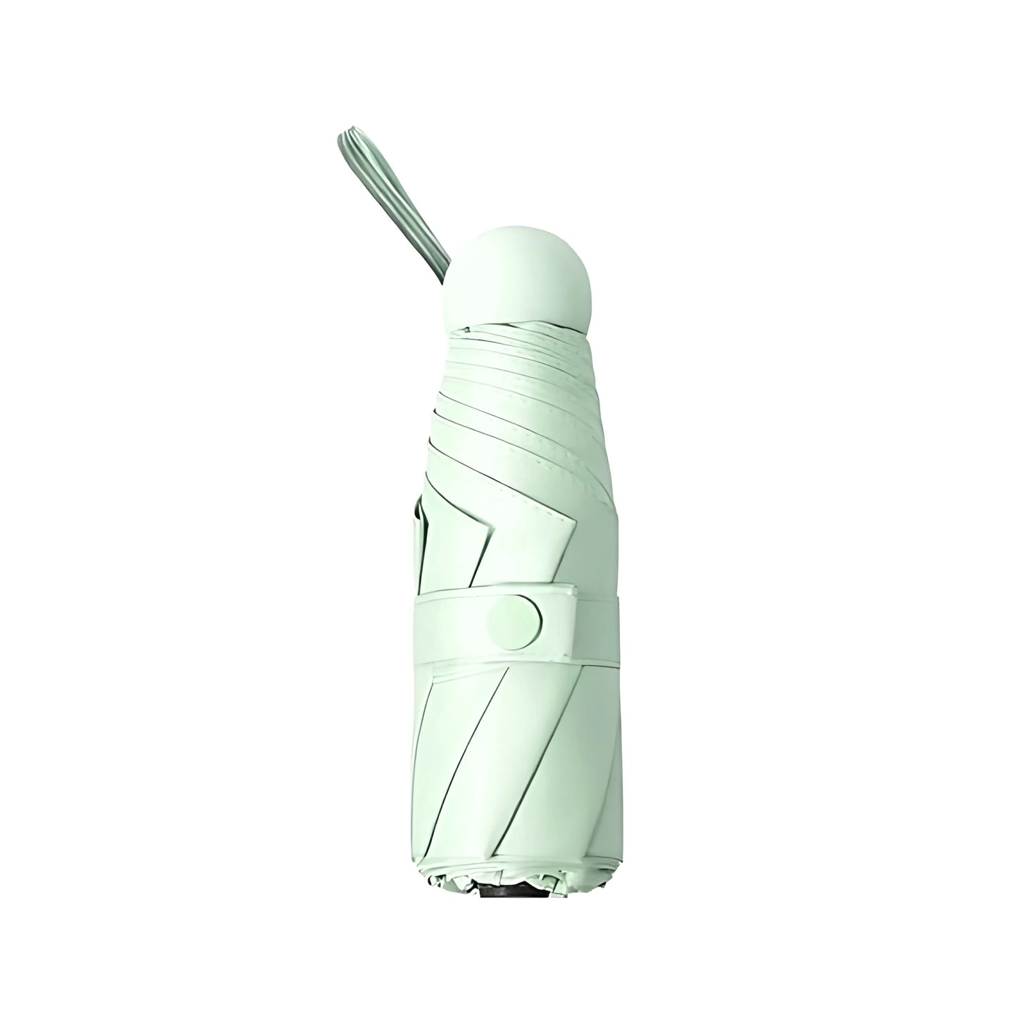 Classic Light Green compact umbrella folded and closed