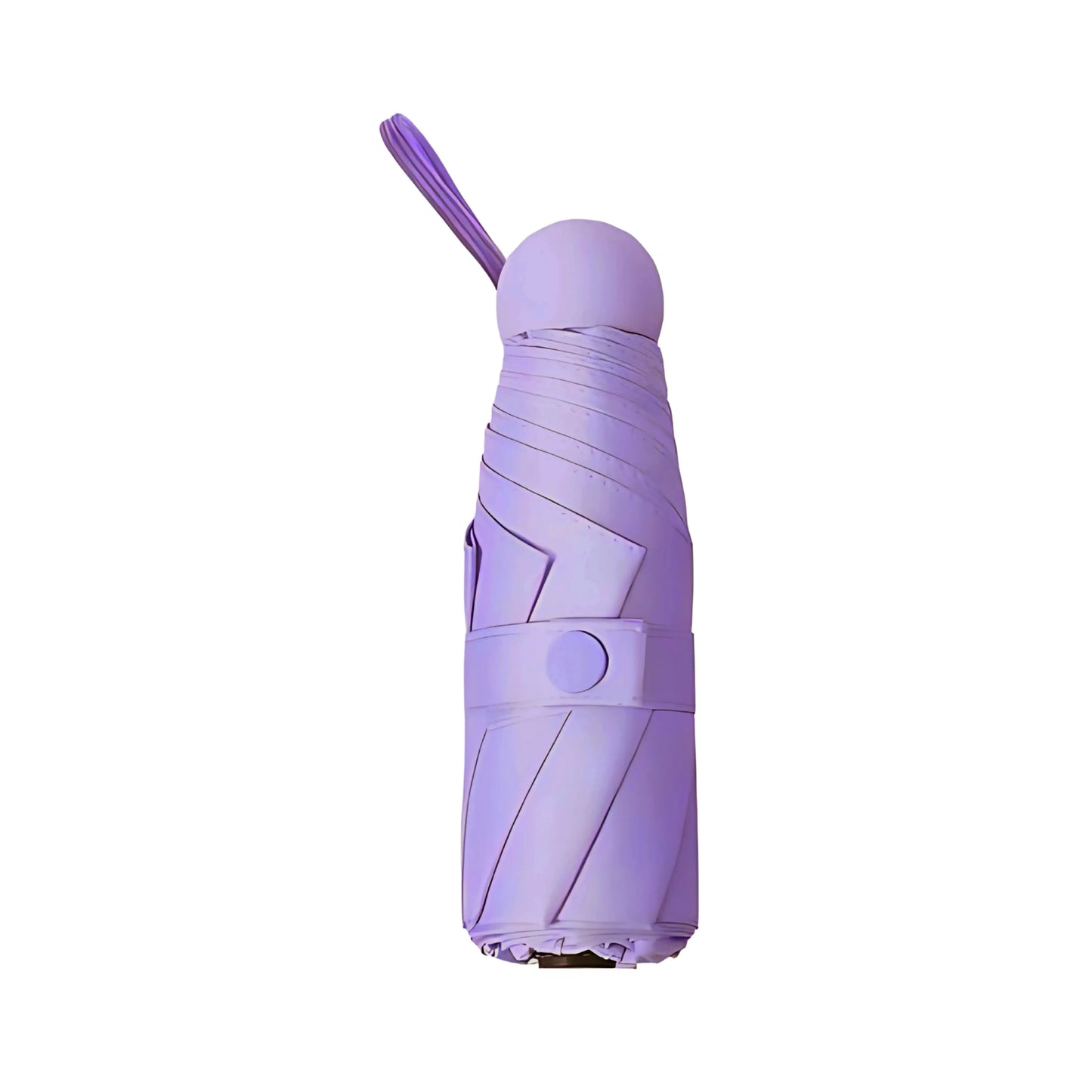 Classic Purple compact umbrella folded and closed