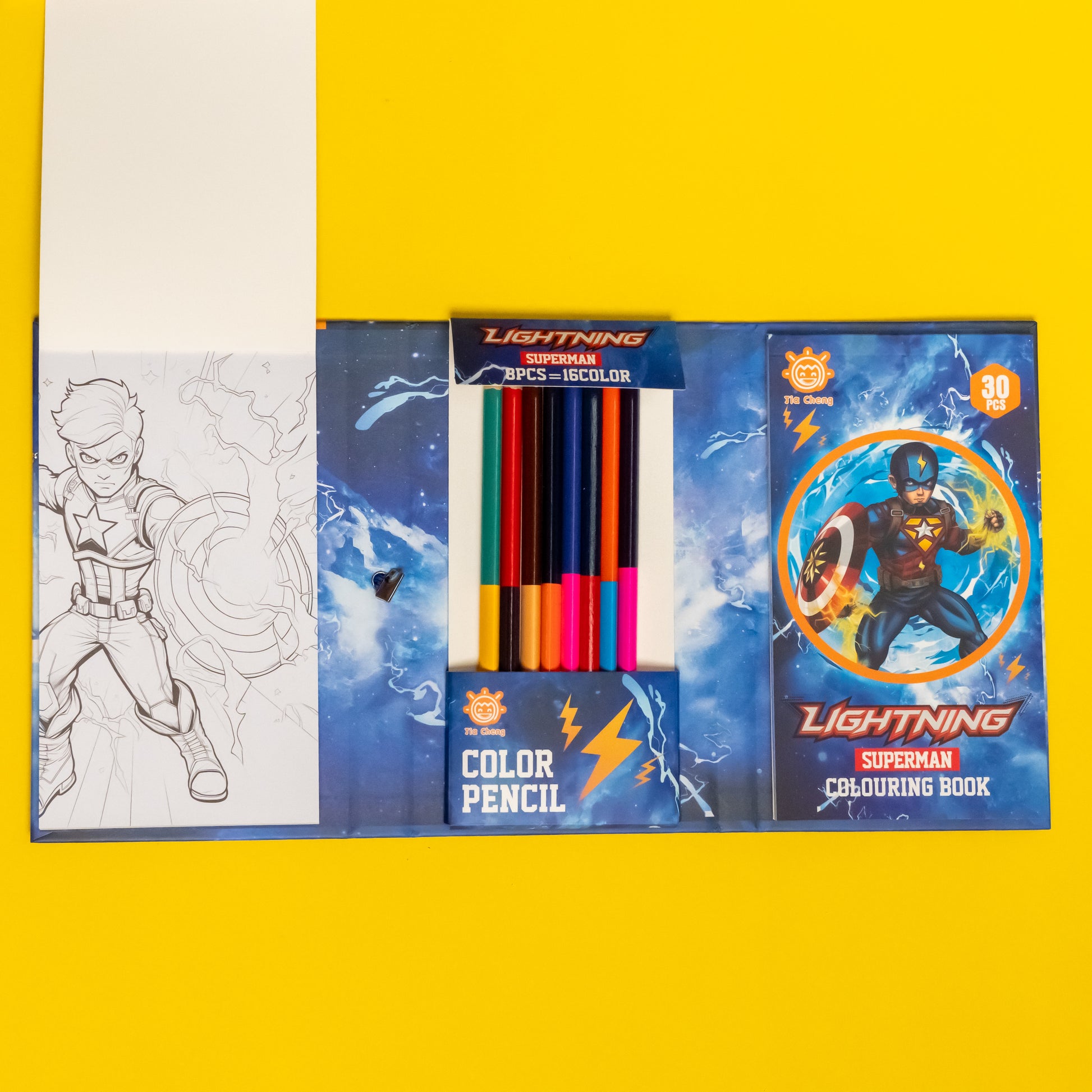 DIY Colour Pencil Set with Box – Art Kit for Young Artists